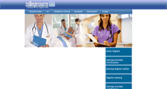 Desktop Screenshot of collegesource101.com